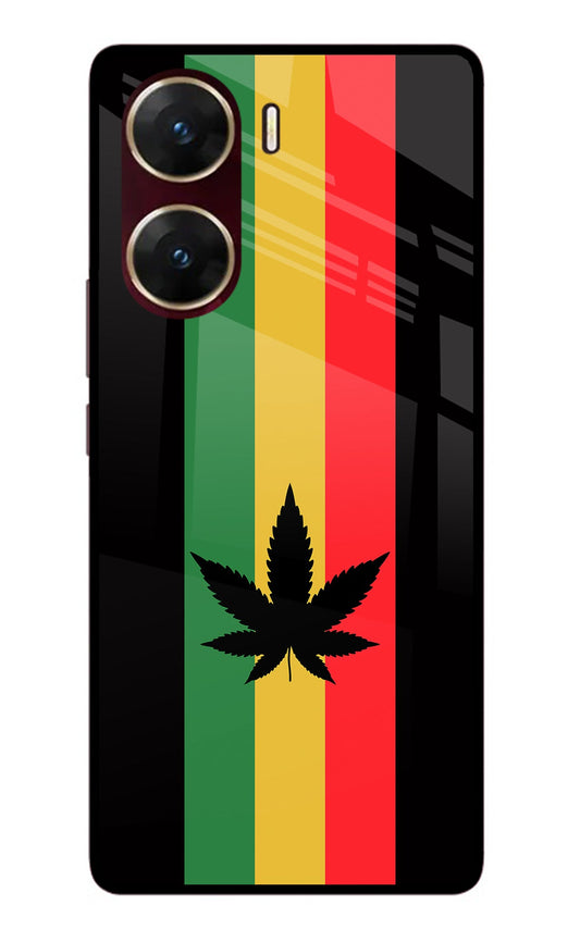 Weed Flag Vivo V29E Glass Case