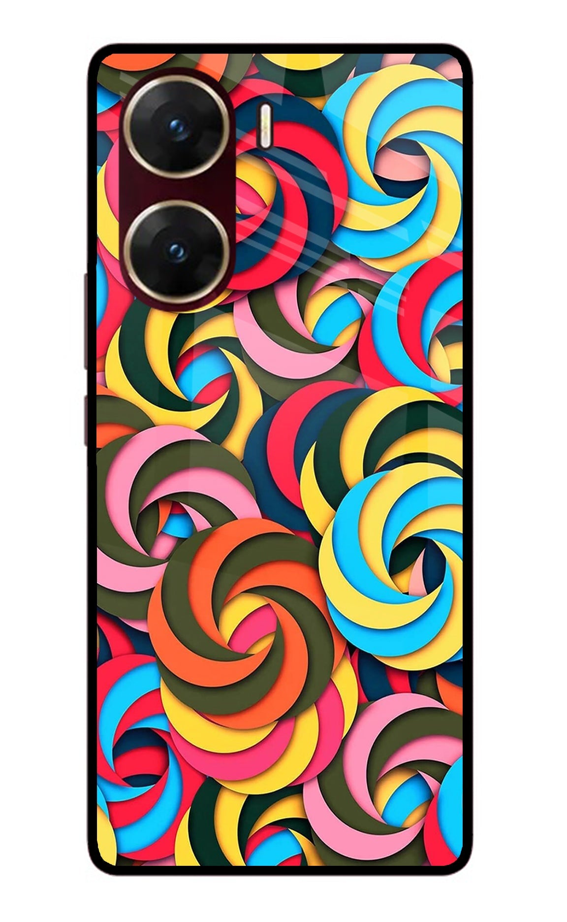 Spiral Pattern Vivo V29E Back Cover