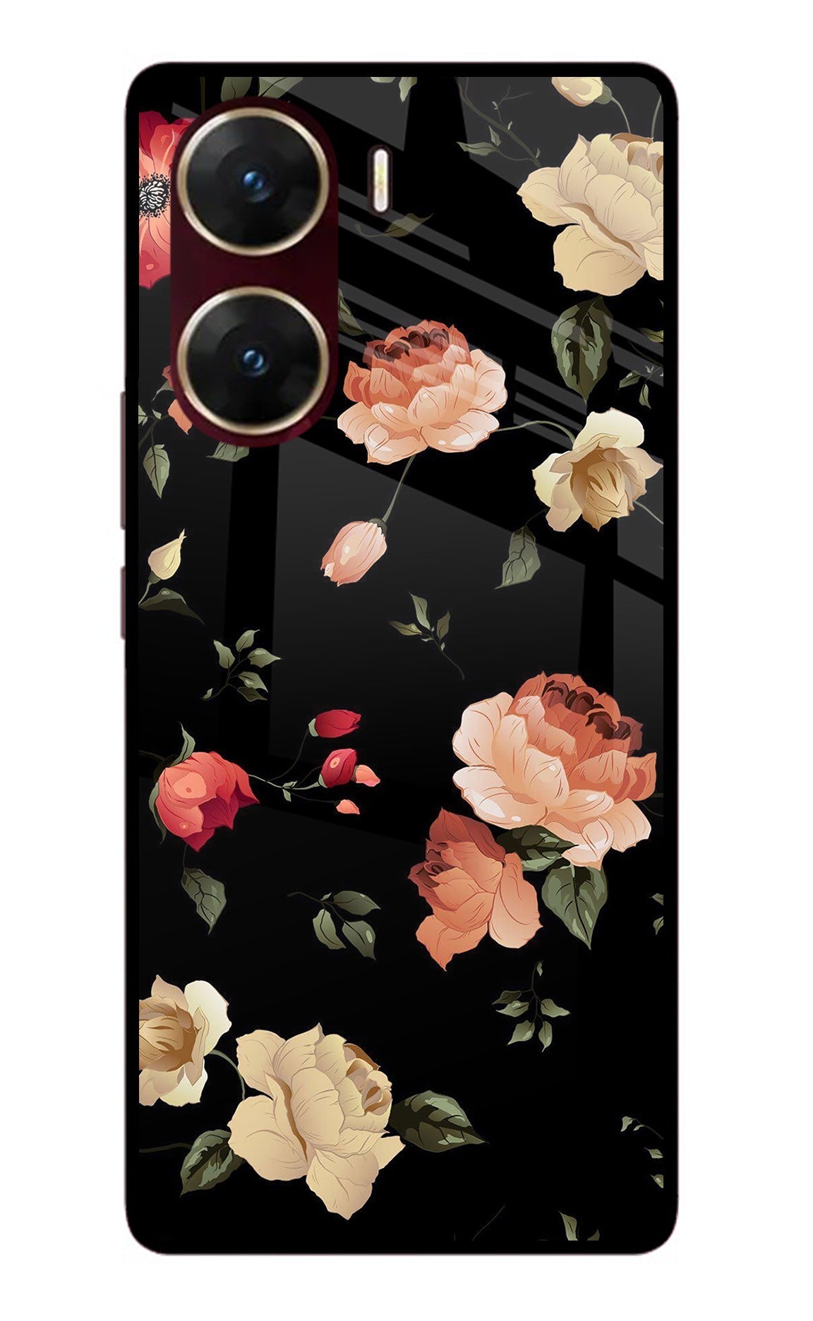 Flowers Vivo V29E Back Cover