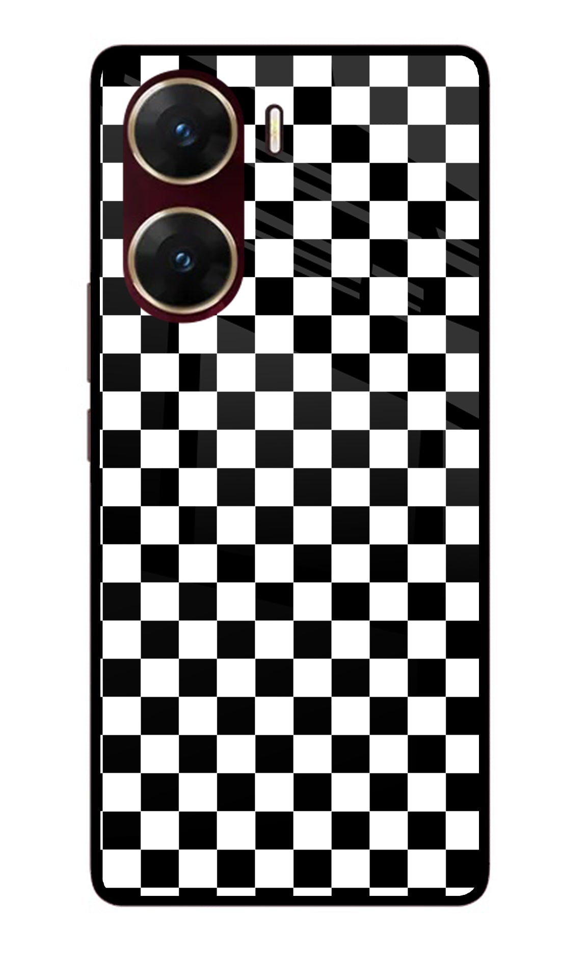 Chess Board Vivo V29E Glass Case