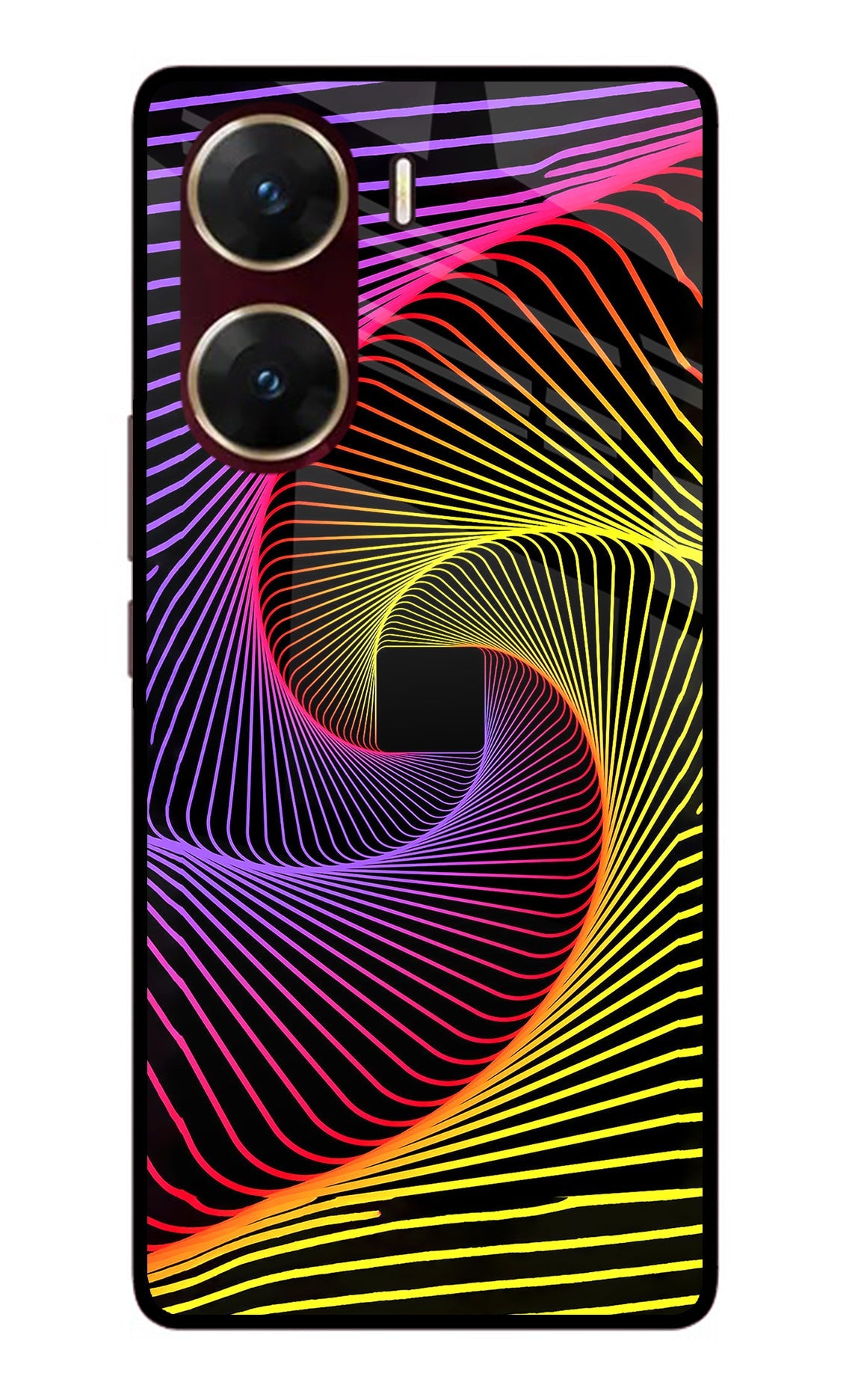 Colorful Strings Vivo V29E Back Cover