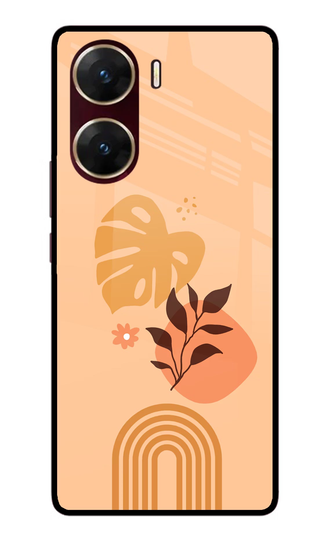 Bohemian Art Vivo V29E Glass Case Back Cover by Casekaro