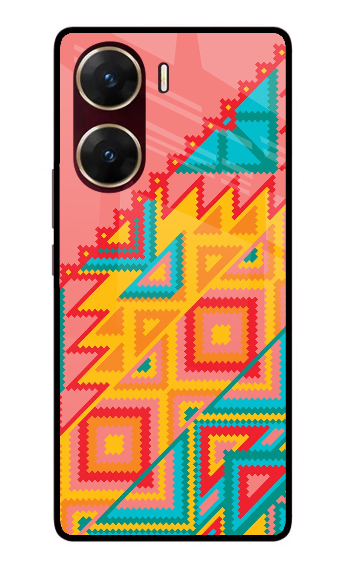 Aztec Tribal Vivo V29E Back Cover