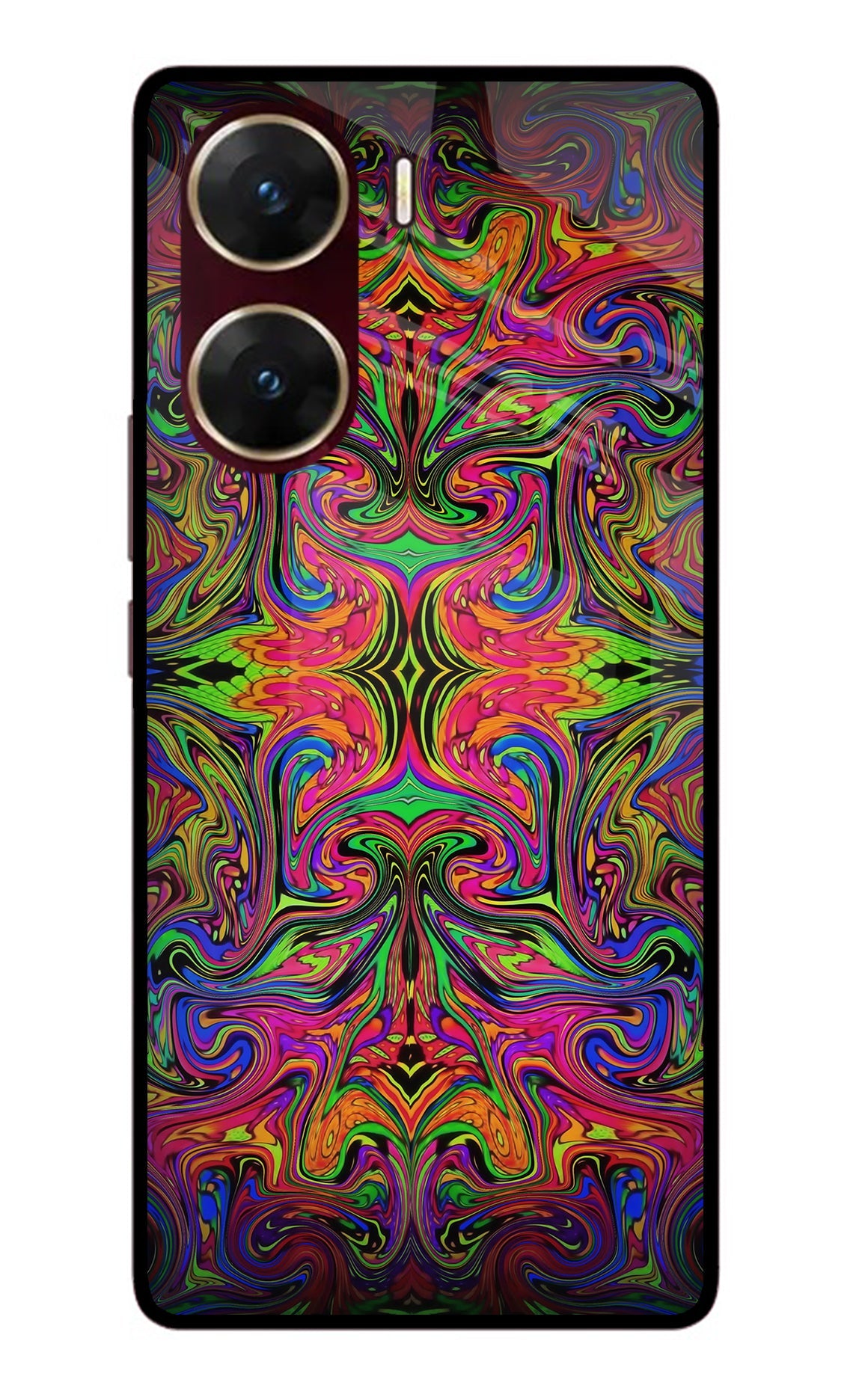 Psychedelic Art Vivo V29E Glass Case