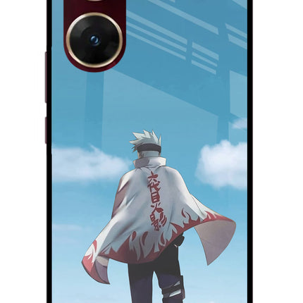 Kakashi Vivo V29E Glass Case Back Cover by Casekaro