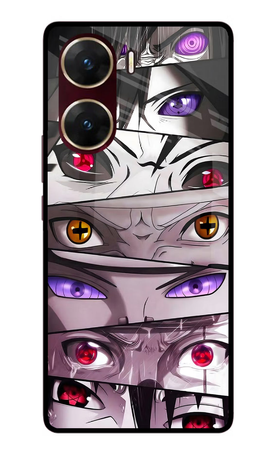 Naruto Anime Vivo V29E Back Cover, Glass case