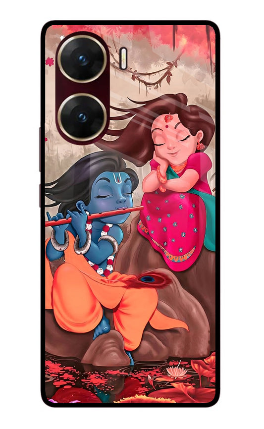 Radhe Krishna Vivo V29E Glass Case