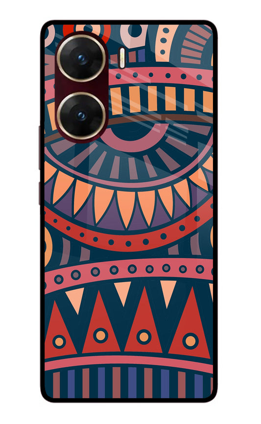 African Culture Design Vivo V29E Glass Case