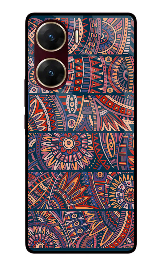 African Culture Design Vivo V29E Glass Case