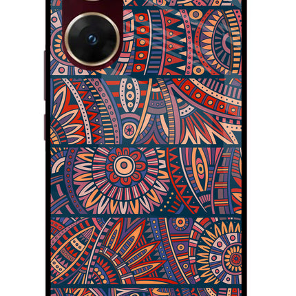 African Culture Design Vivo V29E Glass Case Back Cover by Casekaro