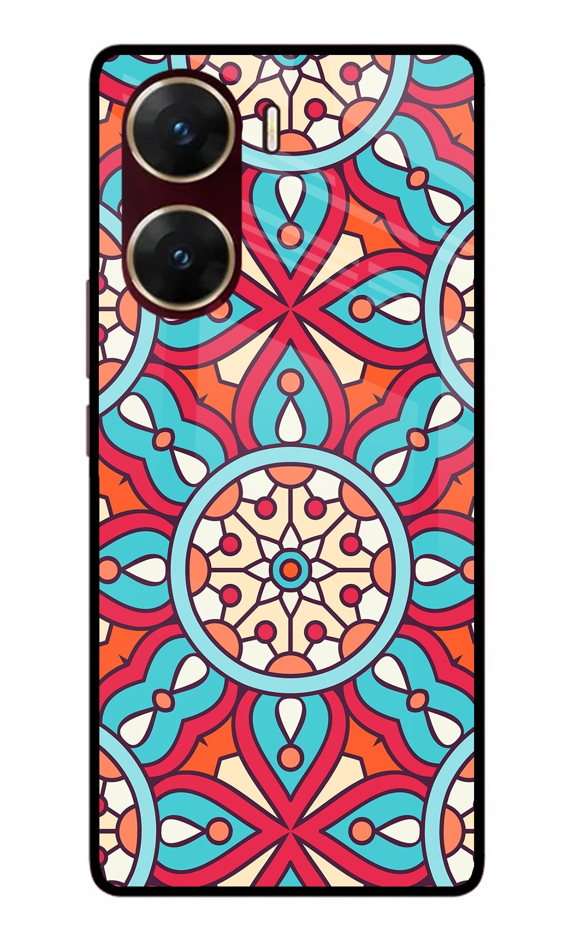 Mandala Geometric Vivo V29E Back Cover