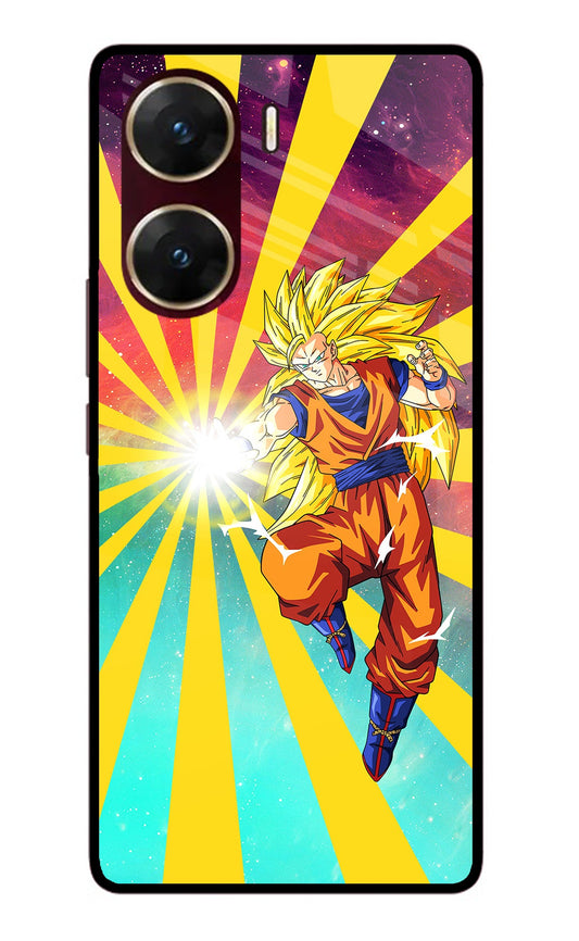 Goku Super Saiyan Vivo V29E Glass Case