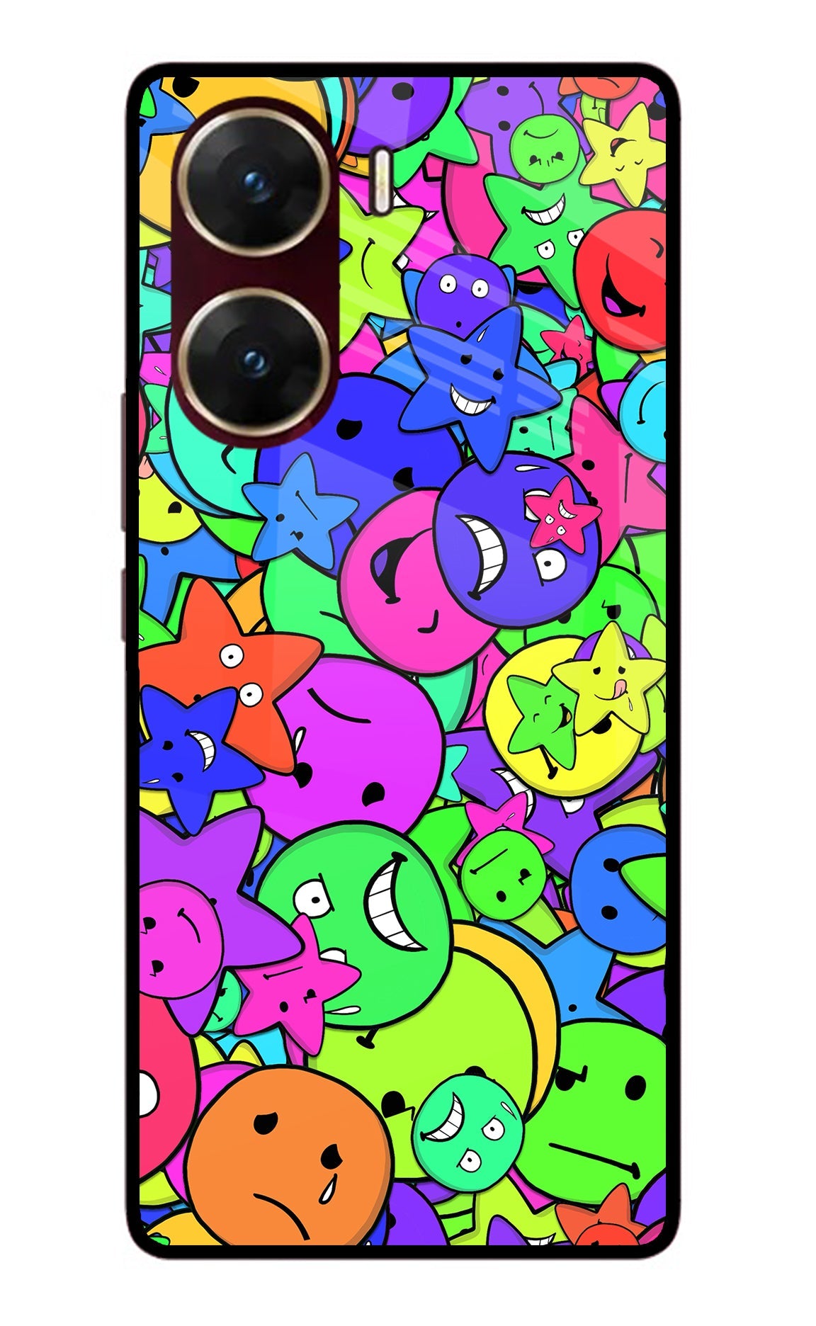 Fun Doodle Vivo V29E Glass Case