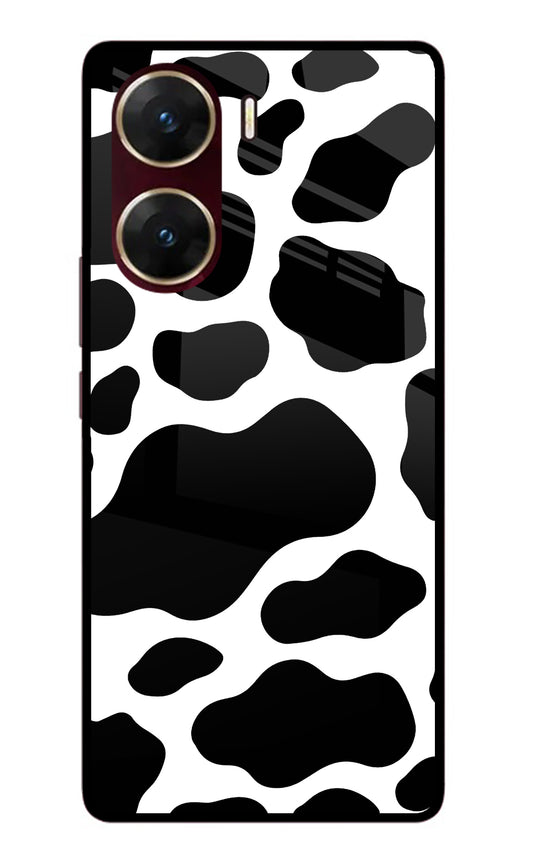 Cow Spots Vivo V29E Glass Case