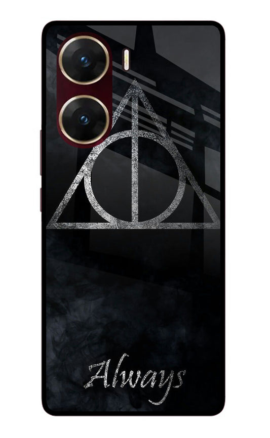 Deathly Hallows Vivo V29E Glass Case