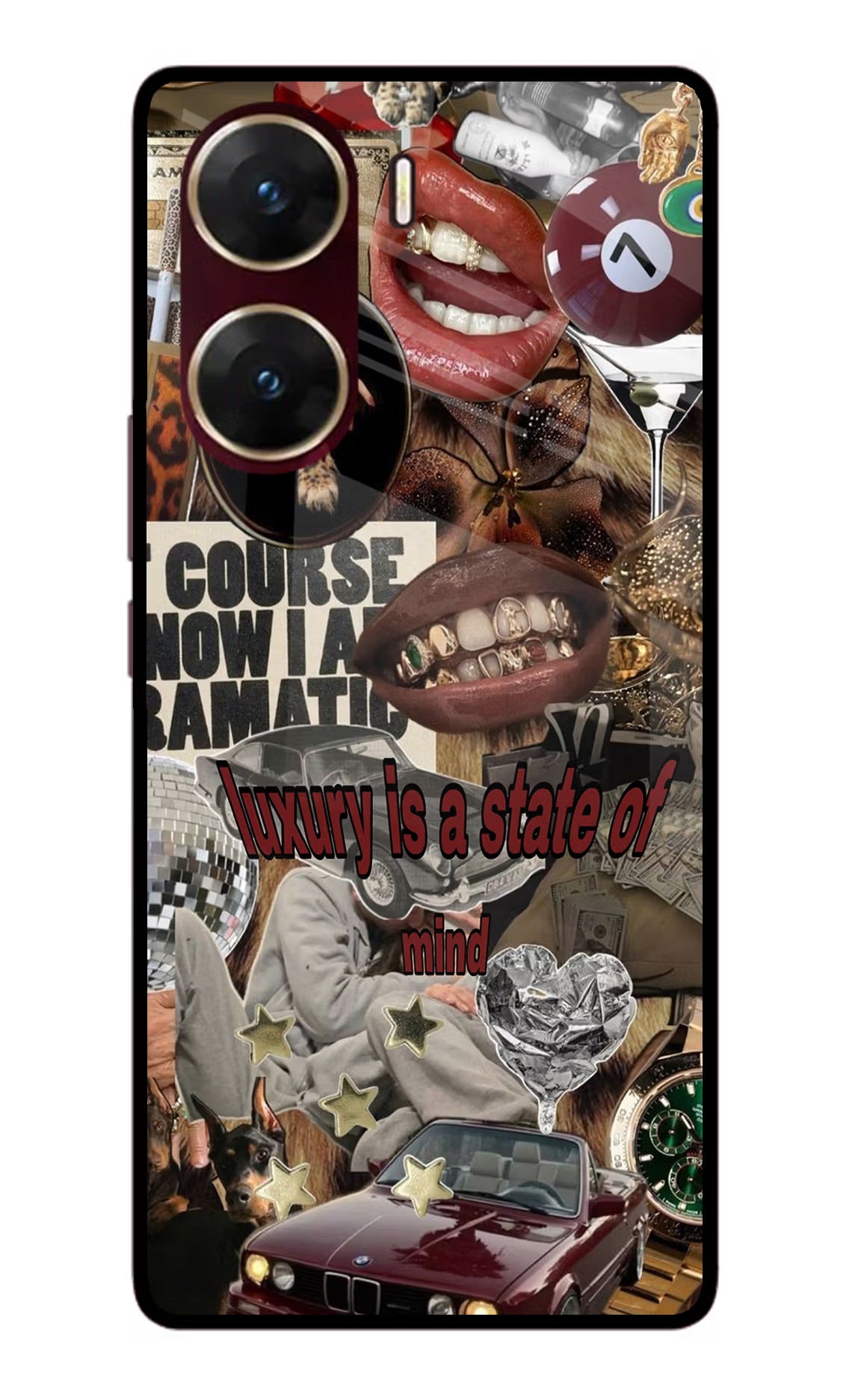 Luxury Vivo V29E Glass Case