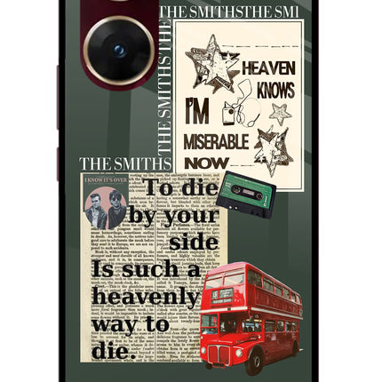 The Smiths Vivo V29E Glass Case Back Cover by Casekaro