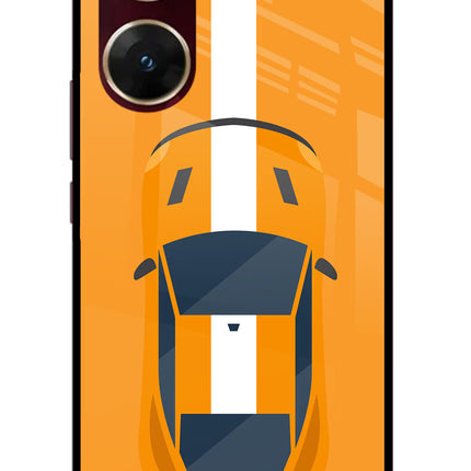 Highway Pursuit Vivo V29E Glass Case Back Cover by Casekaro