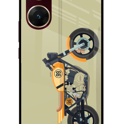 Vertical Speedster Vivo V29E Glass Case