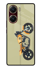 Vertical Speedster Vivo V29E Glass Case