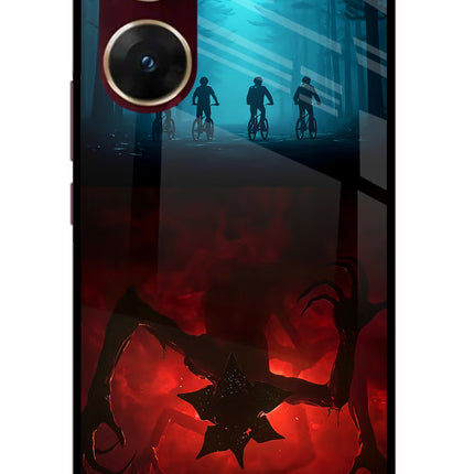 Ordinary Things Downside Up Vivo V29E Glass Case Back Cover by Casekaro