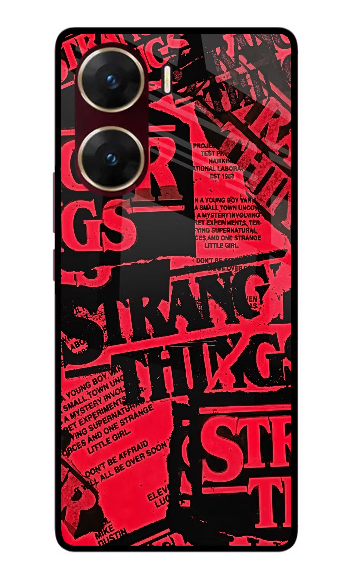 Ordinary Things Vivo V29E Glass Case Back Cover by Casekaro