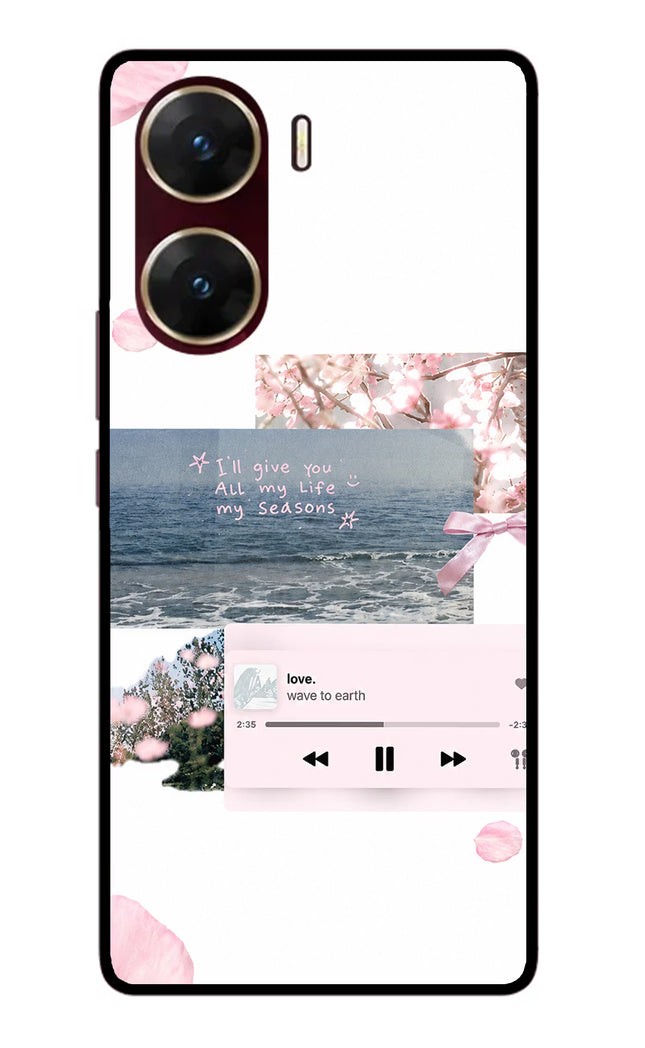 Wave to earth Vivo V29E Glass Case