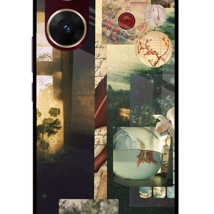 Summer Vivo V29E Glass Case Back Cover by Casekaro