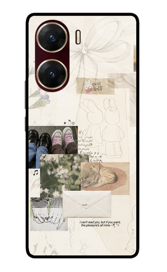 Soft Aesthetic Vivo V29E Glass Case