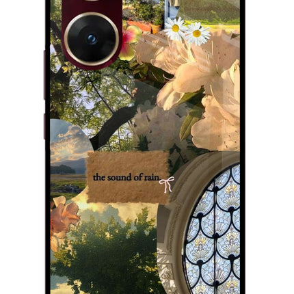 Rain Vivo V29E Glass Case Back Cover by Casekaro
