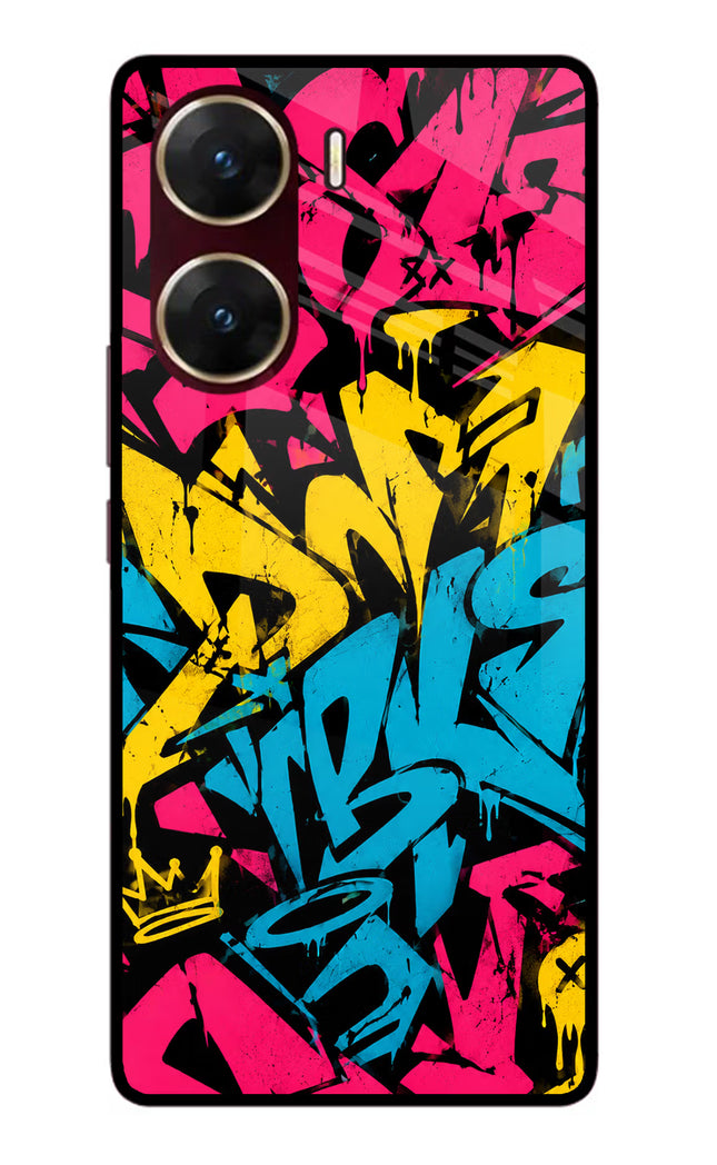 Graffiti Vibe Vivo V29E Glass Case