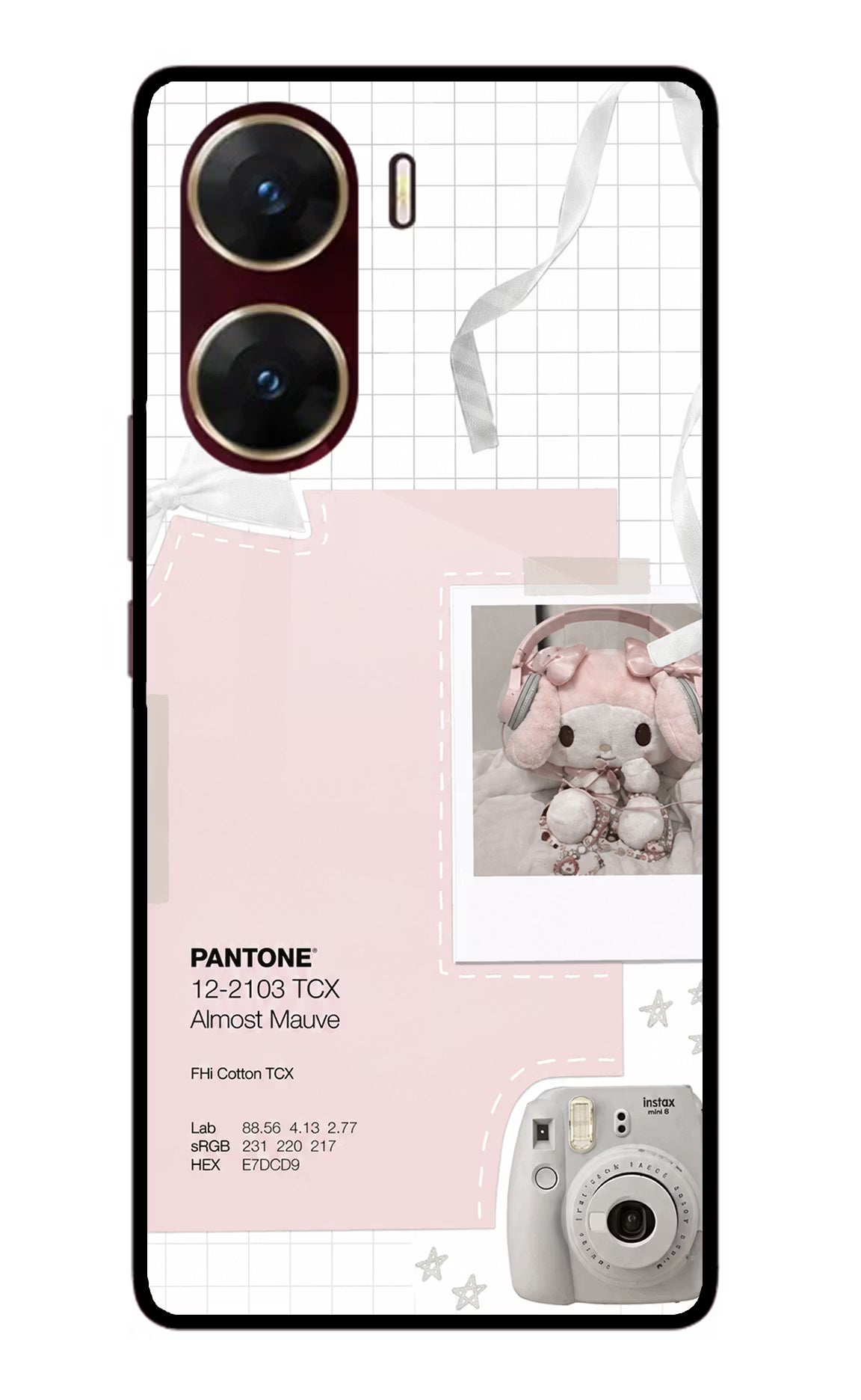 Pantone Asthetic Vivo V29E Glass Case