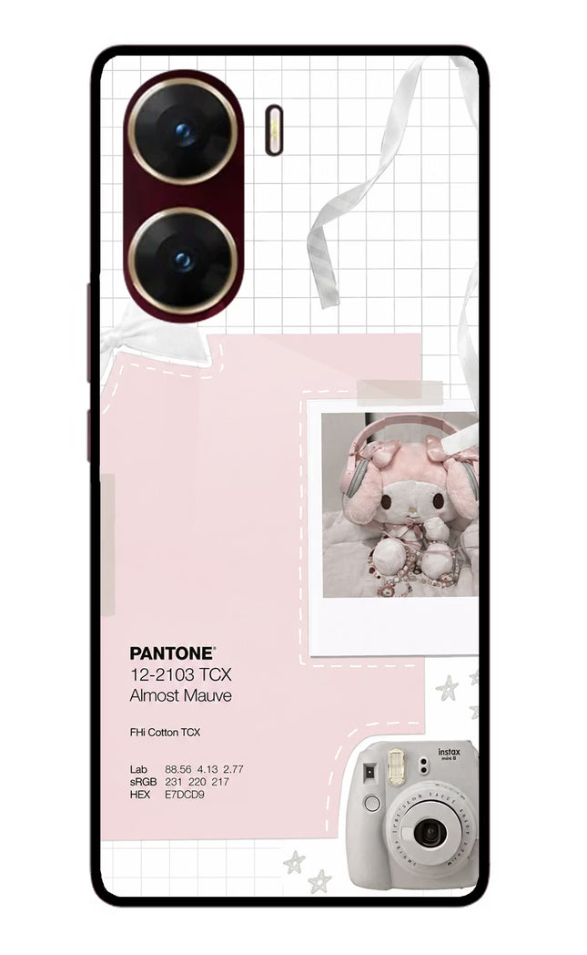 Pantone Asthetic Vivo V29E Glass Case