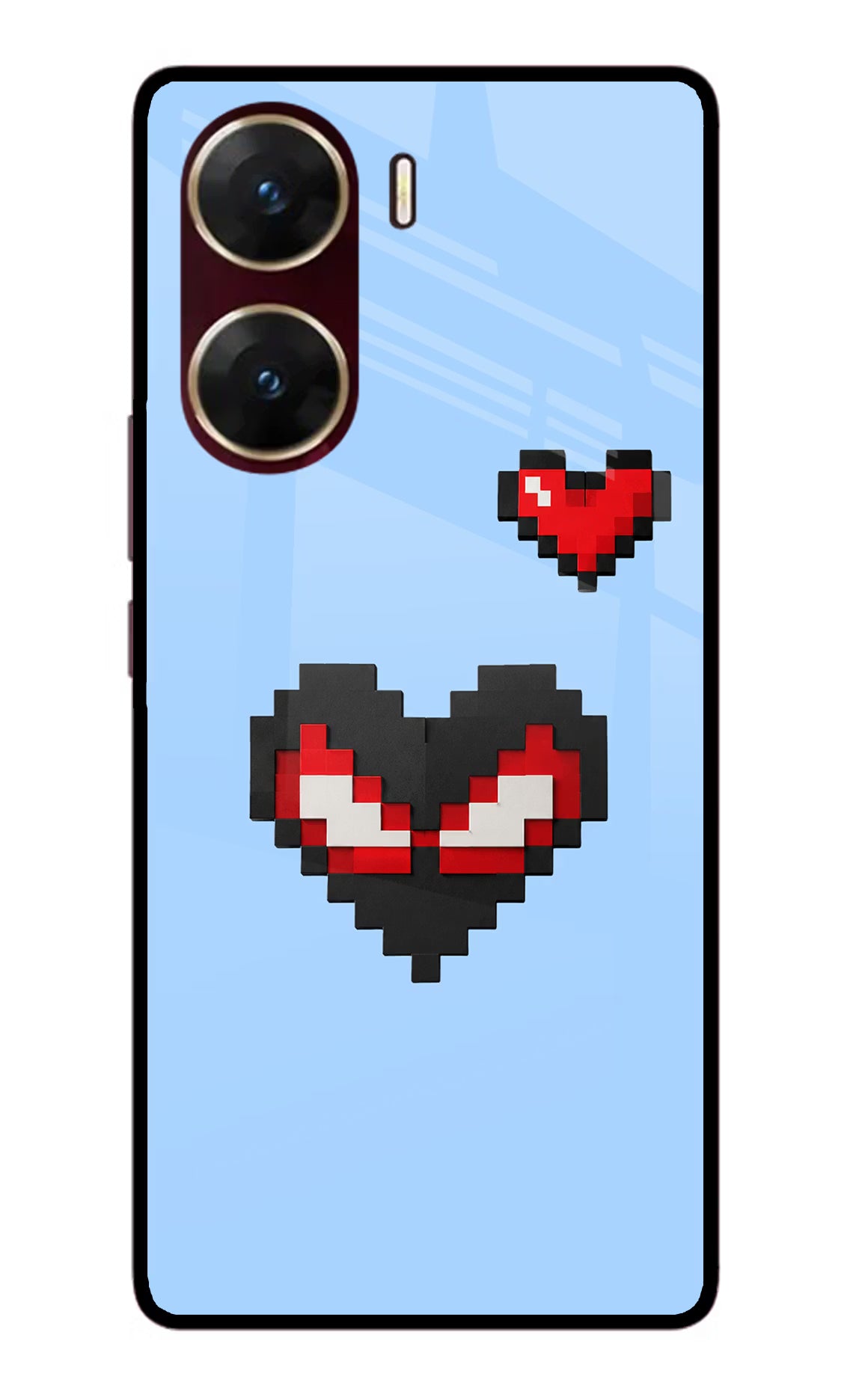 Peter Heart Vivo V29E Glass Case