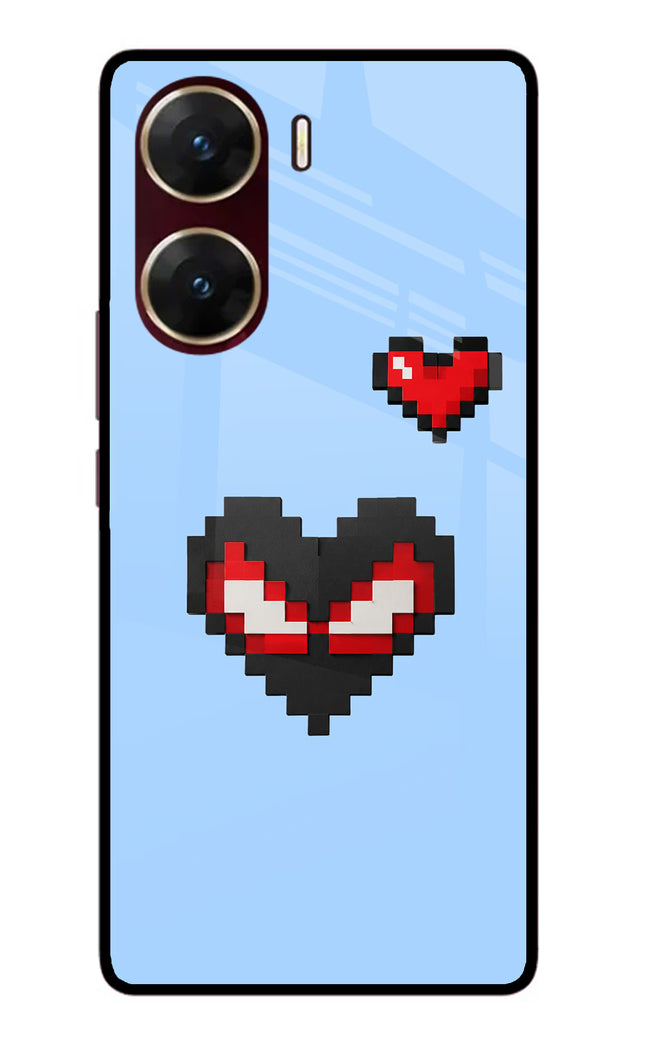 Peter Heart Vivo V29E Glass Case