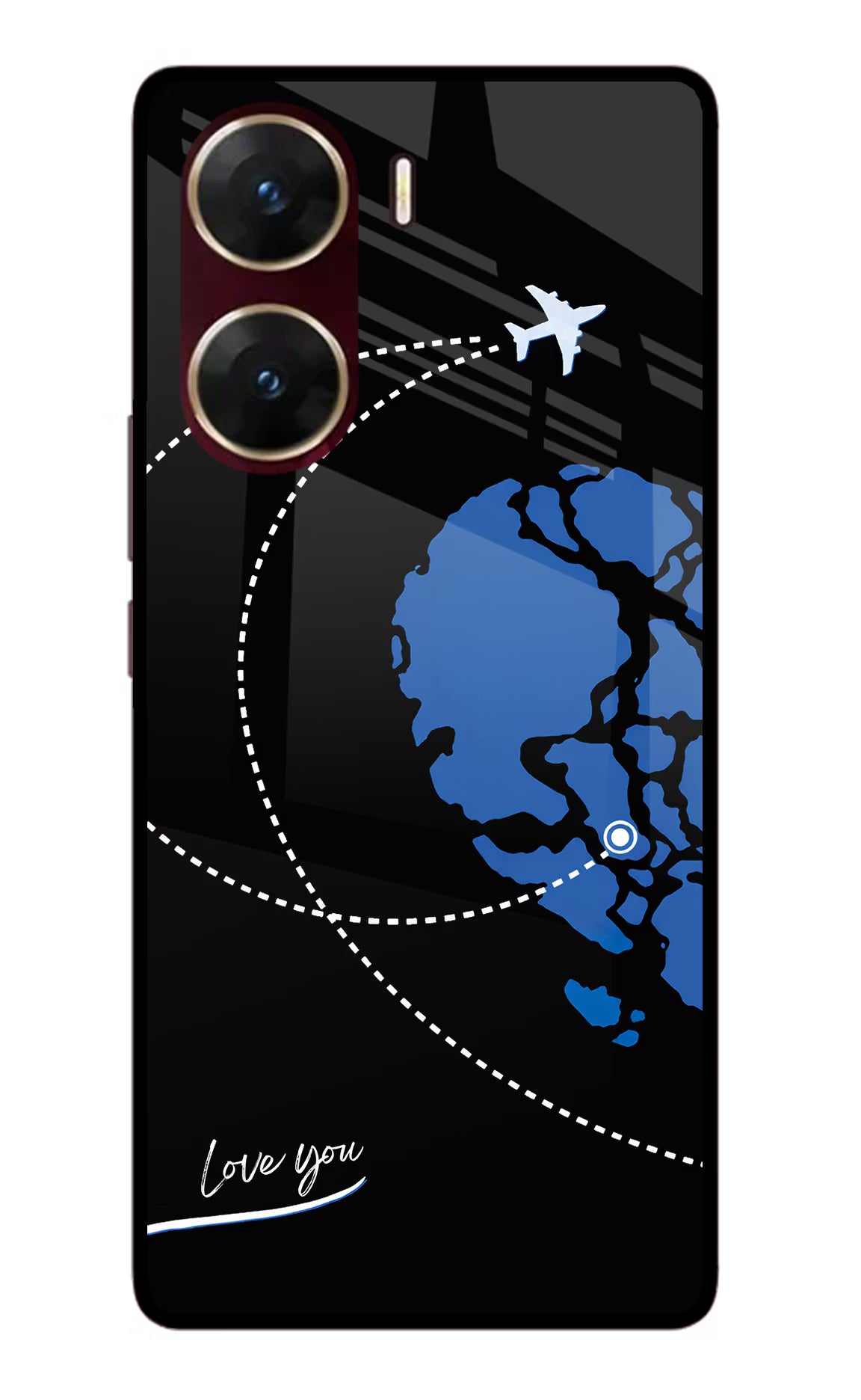 Love Orbit Vivo V29E Glass Case
