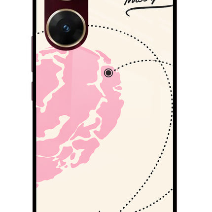 Miss Orbit Vivo V29E Glass Case Back Cover by Casekaro