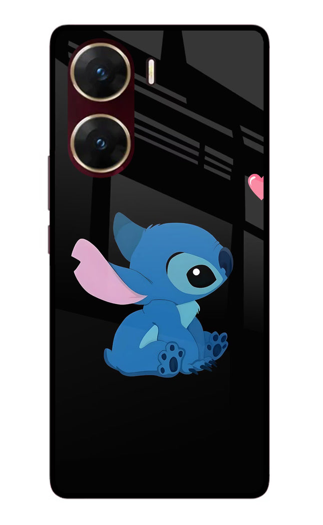 Stitch Crush Vivo V29E Glass Case