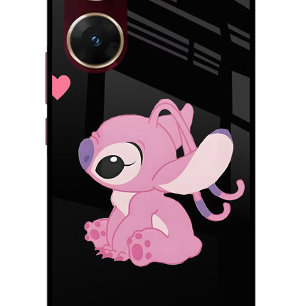 Angel Crush Vivo V29E Glass Case Back Cover by Casekaro