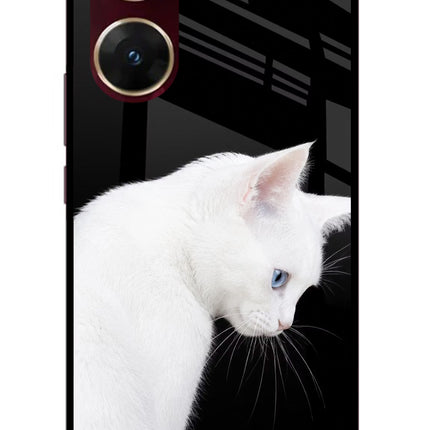 Snow Gaze Vivo V29E Glass Case Back Cover by Casekaro