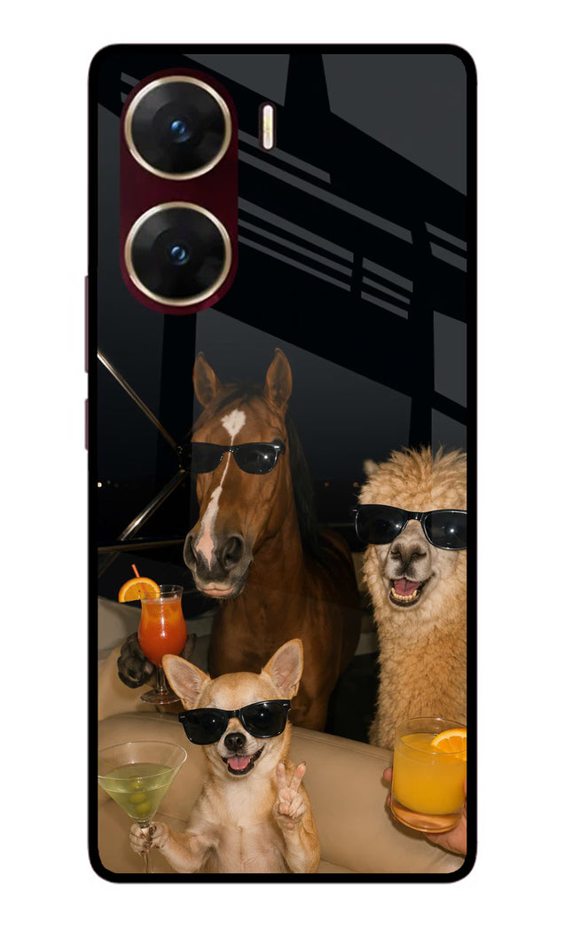 Party Squad Vivo V29E Glass Case