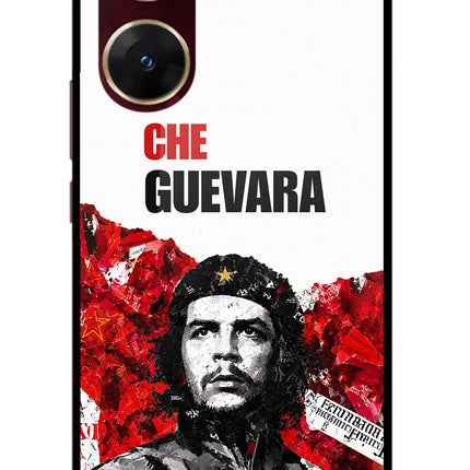 Che Guevara Revolution Vivo V29E Glass Case Back Cover by Casekaro