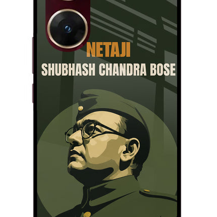 Netaji Legacy Vivo V29E Glass Case Back Cover by Casekaro