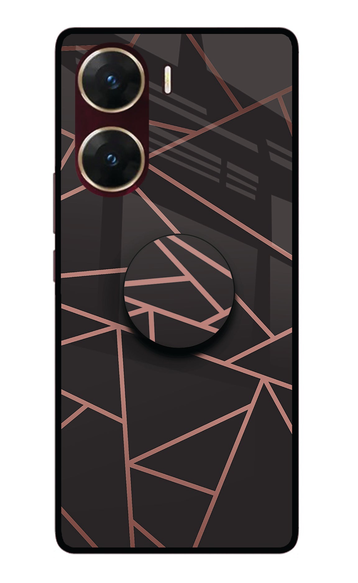 Geometric Pattern Vivo V29E Glass Case