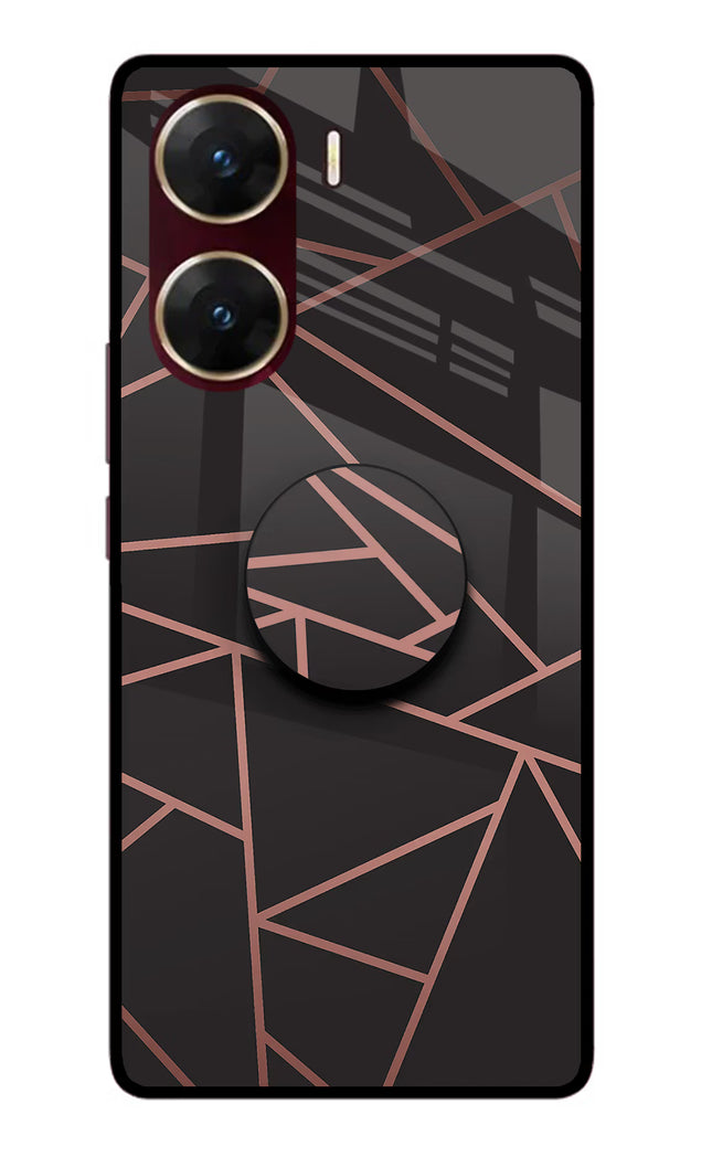 Geometric Pattern Vivo V29E Glass Case