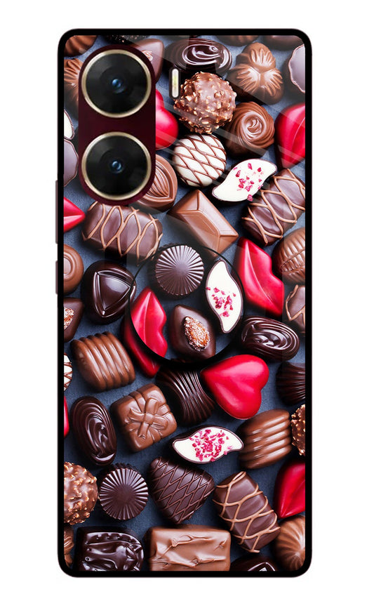 Chocolates Vivo V29E Glass Case