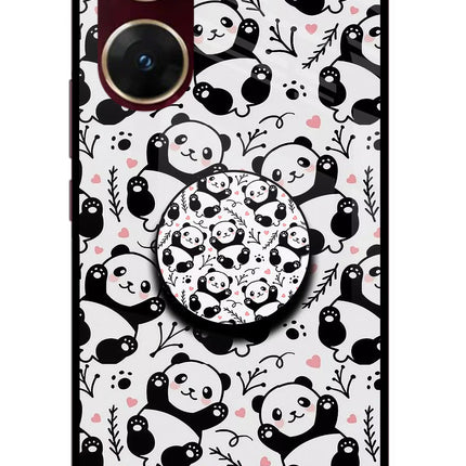 Cute Panda Vivo V29E Pop Case by Casekaro