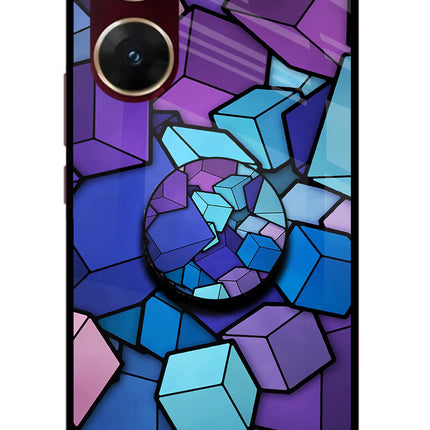 Cubic Abstract Vivo V29E Pop Case by Casekaro