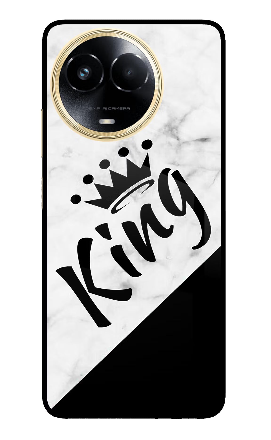 King Realme 11 5G/11X 5G/C67 Glass Case Back Cover by Casekaro