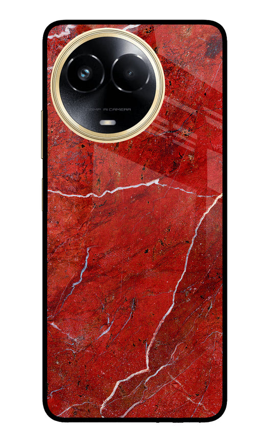 Red Marble Design Realme 11 5G/11X 5G/C67 Glass Case